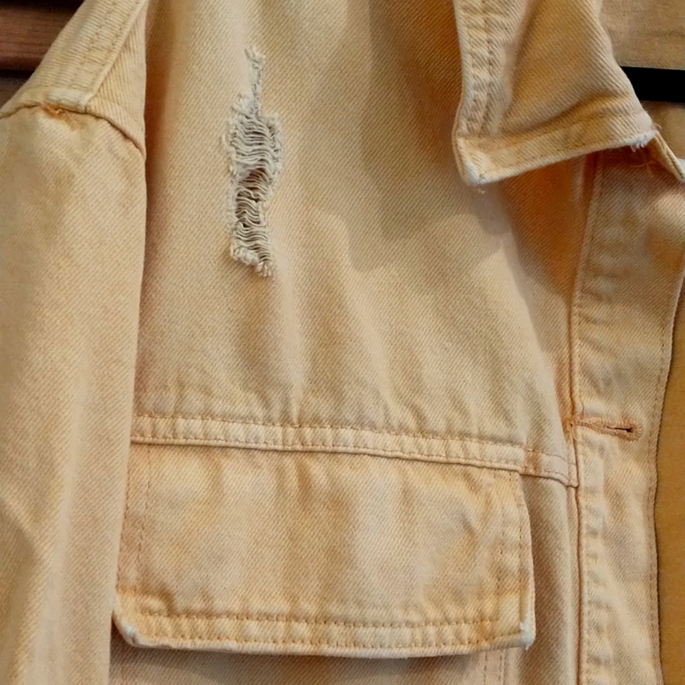Distressed Denim Jacket - Picture 2 of 4